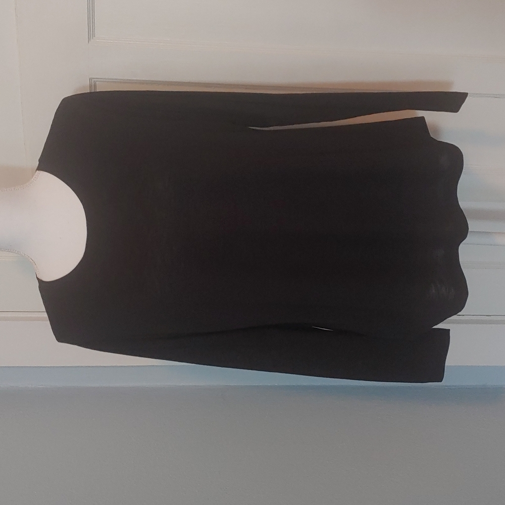 Faded Glory black long sleeve athleasure top